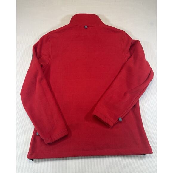 Little Donkey Andy Women’s Fleece Jacket L Red Full Zip Warm Outdoor Hiking - Picture 4 of 9